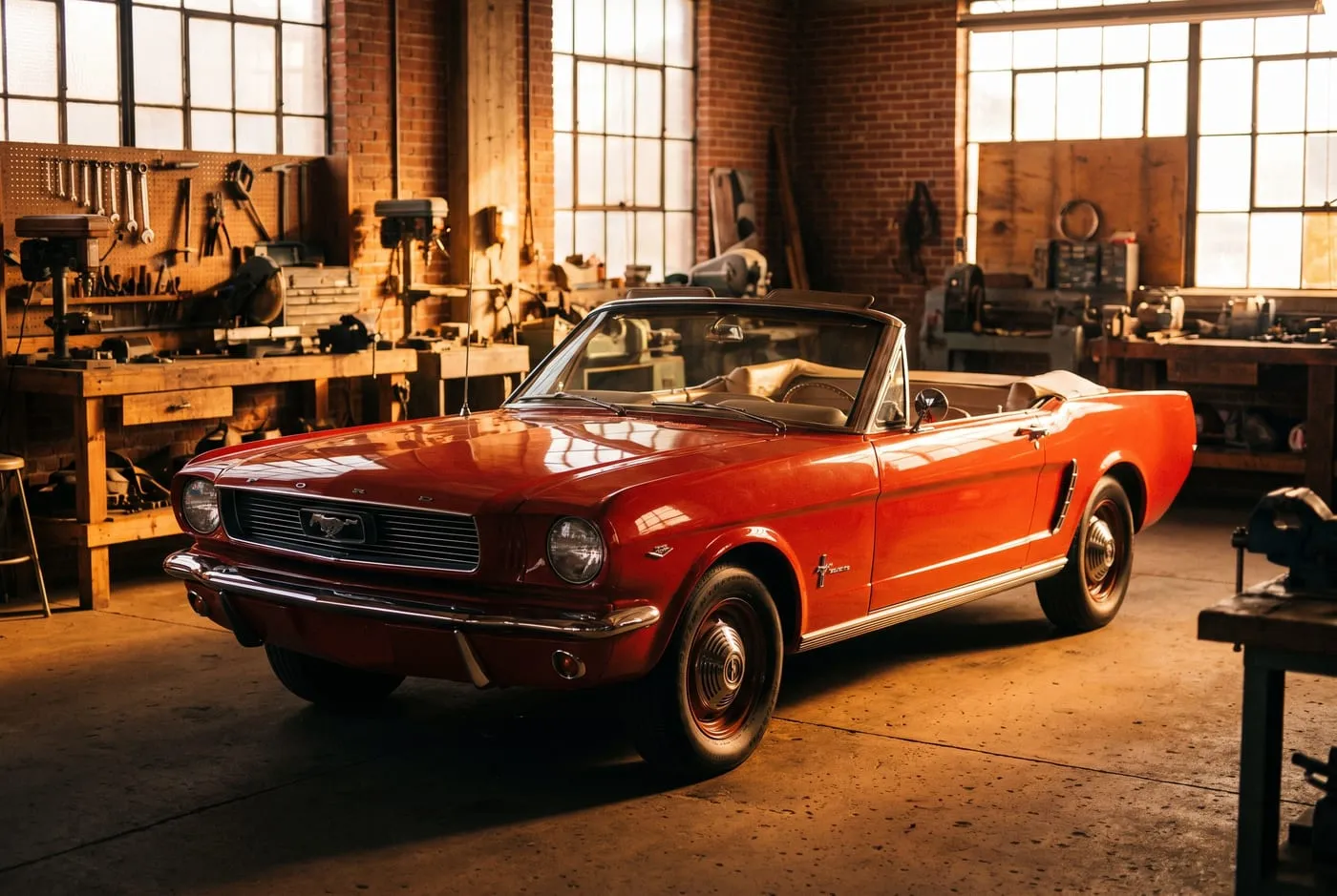 Restored 1966 Ford Mustang