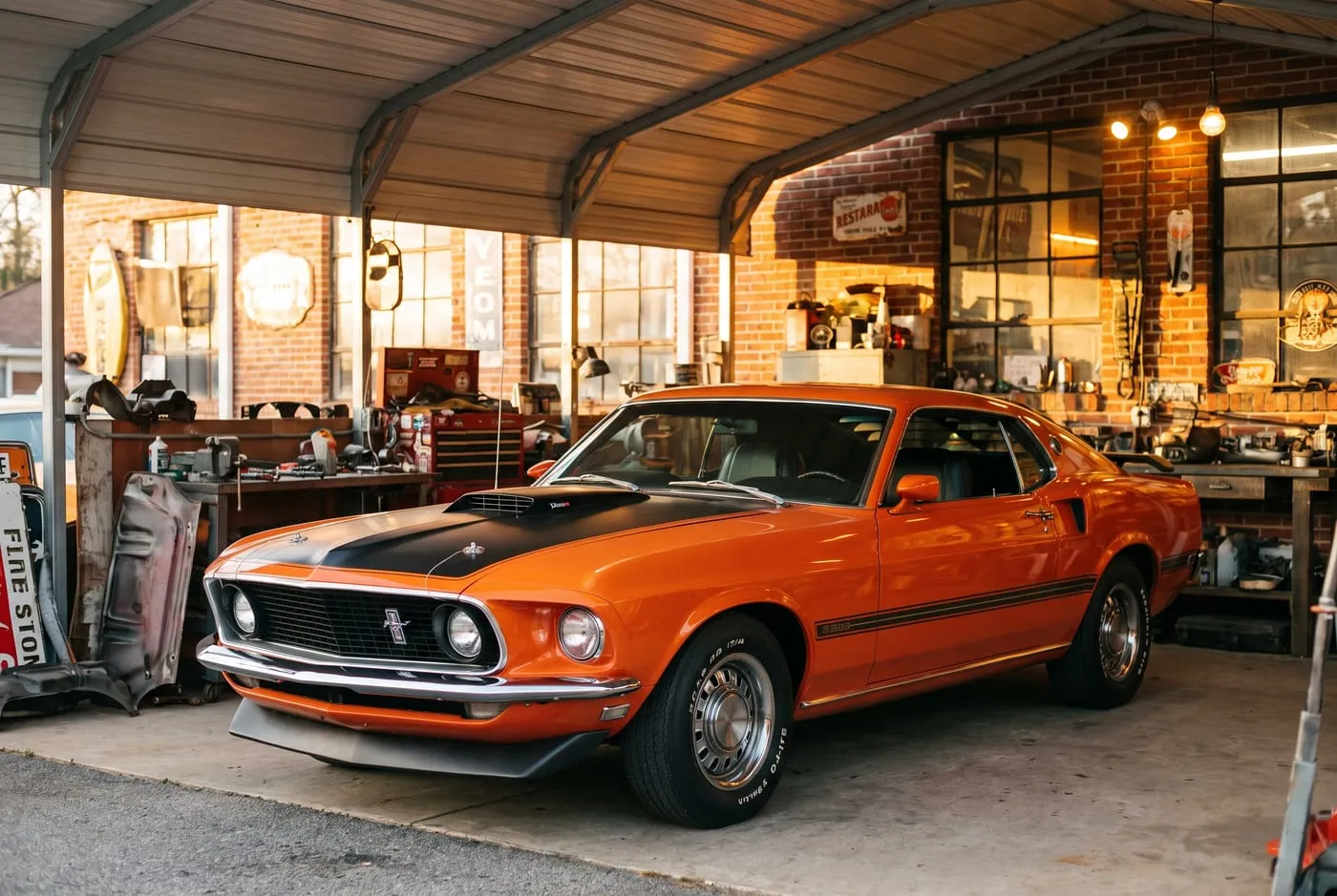 Restored 1969 Ford Mustang
