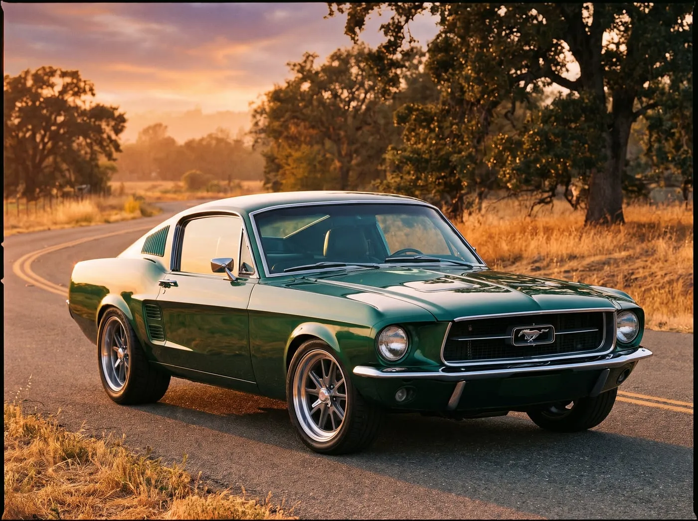 Restored 1967 Fastback Ford Mustang, Frame-Off Restoration