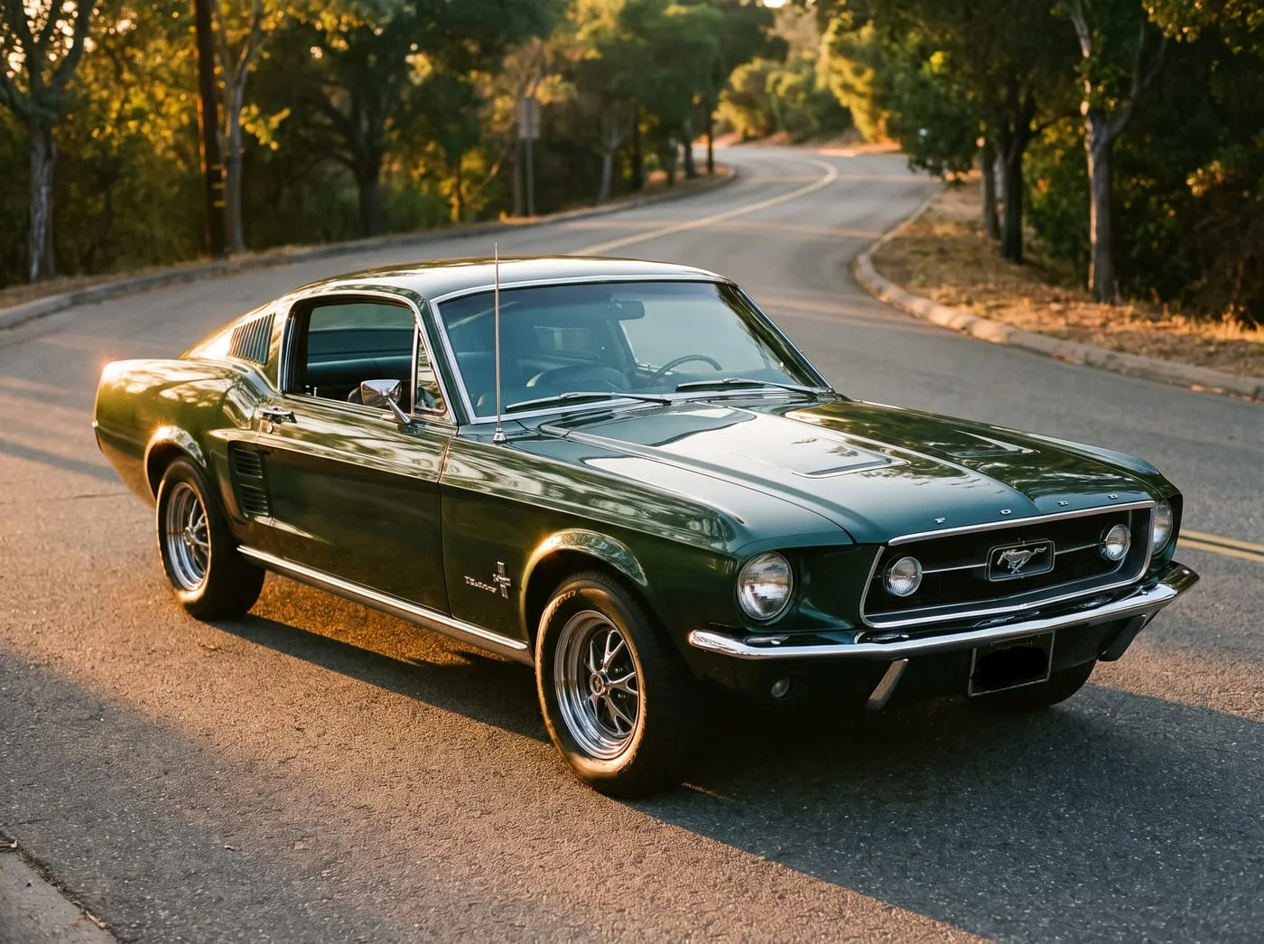 Restored 1968 GT Ford Mustang, Body & Paint