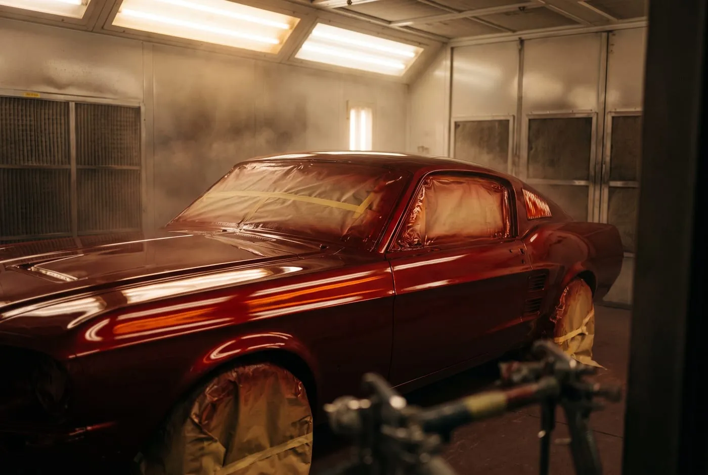 Custom Mustang Paint & Finishing at Mustang Underground